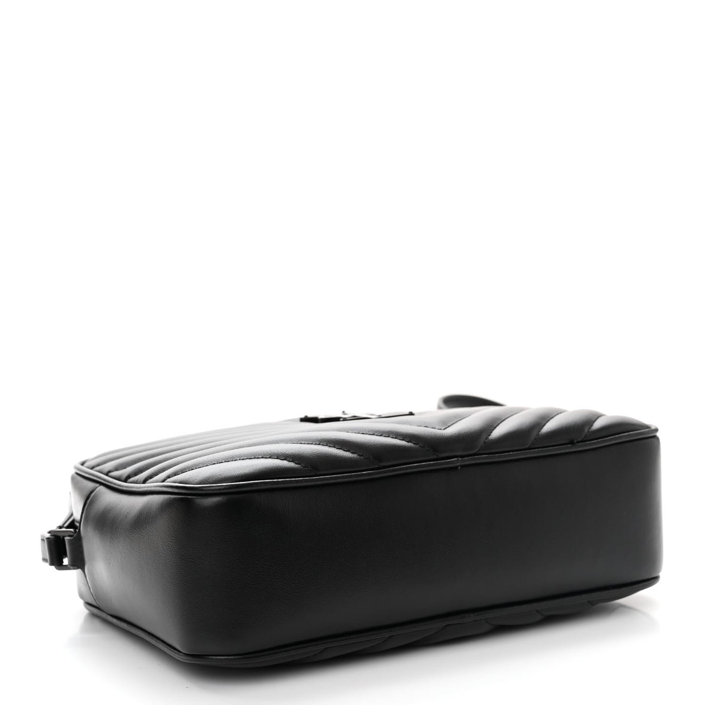 Calfskin Matelasse Monogram Monochrome Lou Camera Bag Black