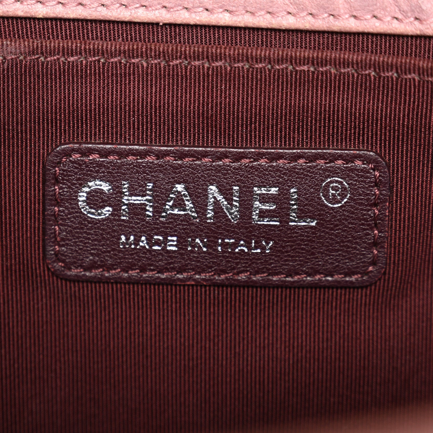 Chanel Crumpled Lambskin Medium Studded Boy Flap Pink 5 of 10