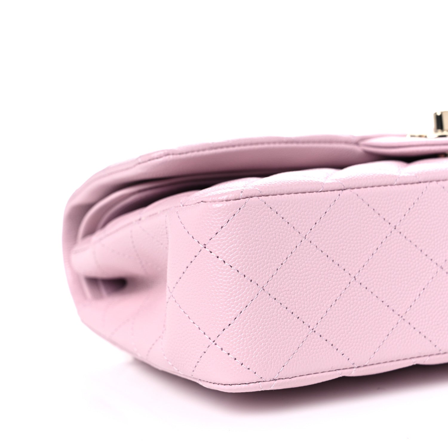 Chanel Caviar Quilted Medium Double Flap Light Pink 8 of 10