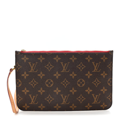Louis Vuitton Monogram Neverfull MM GM Pochette Cherry 1 of 6