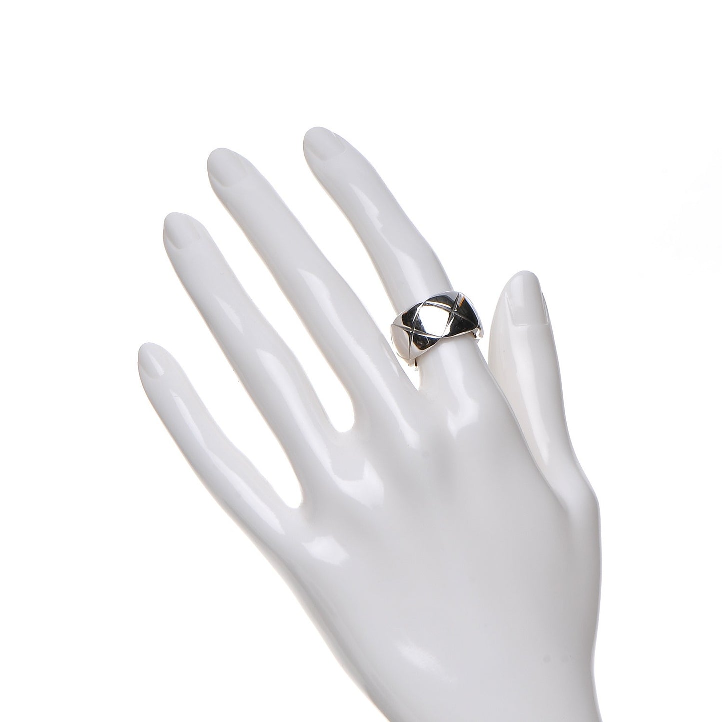 18K White Gold Small Coco Crush Ring 5.25
