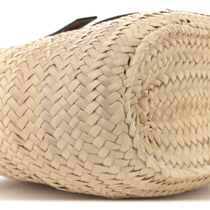 Loewe Raffia Basket Tote Bag Natural Tan 8 of 9