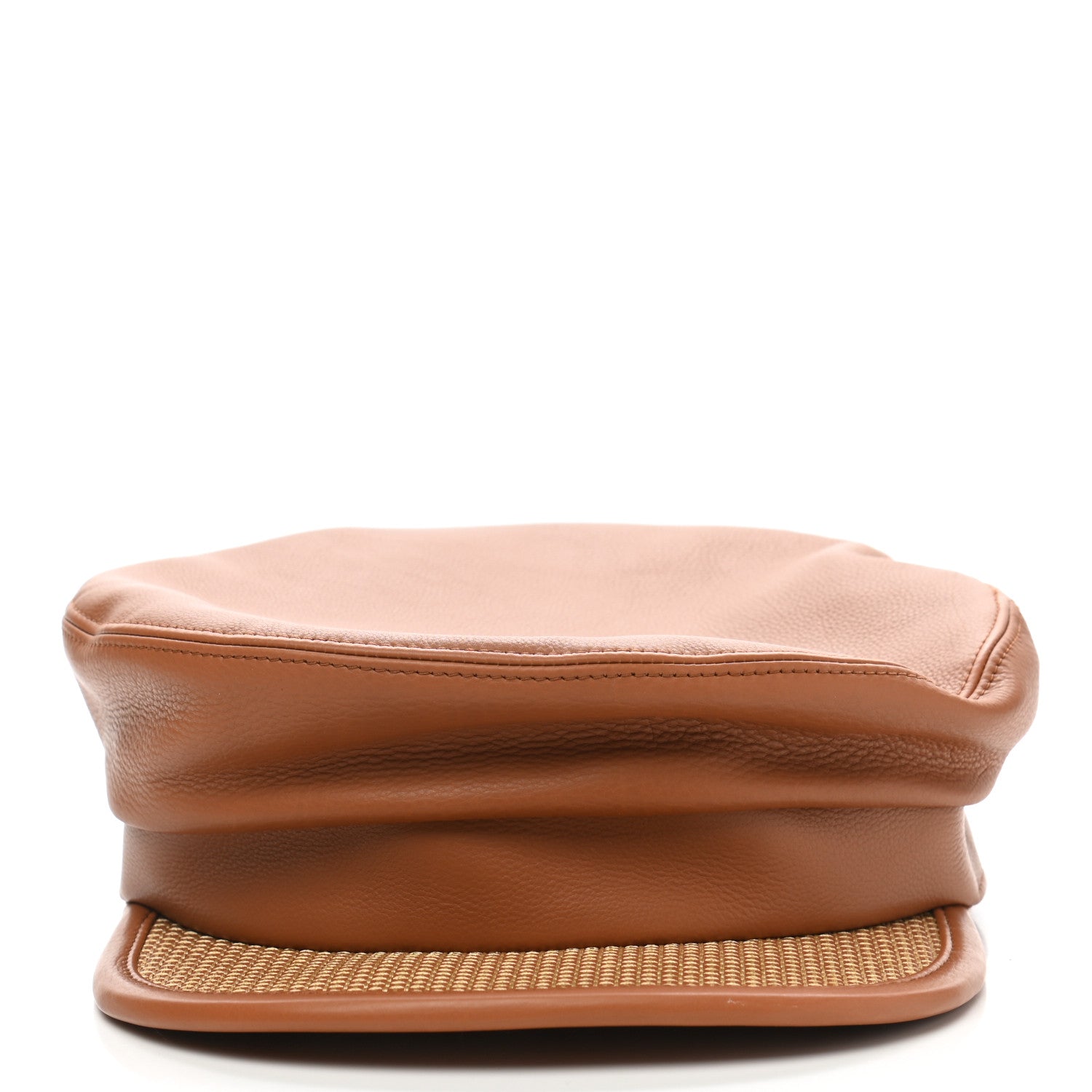 Hermes Calfskin Cavale Cap 58 Gold 3 of 8