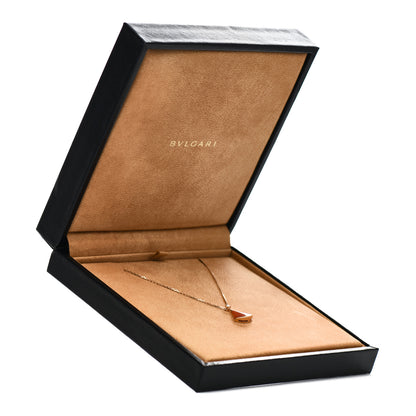 Bulgari 18K Rose Gold Diamond Coral Divas' Dream Pendant Necklace 5 of 5