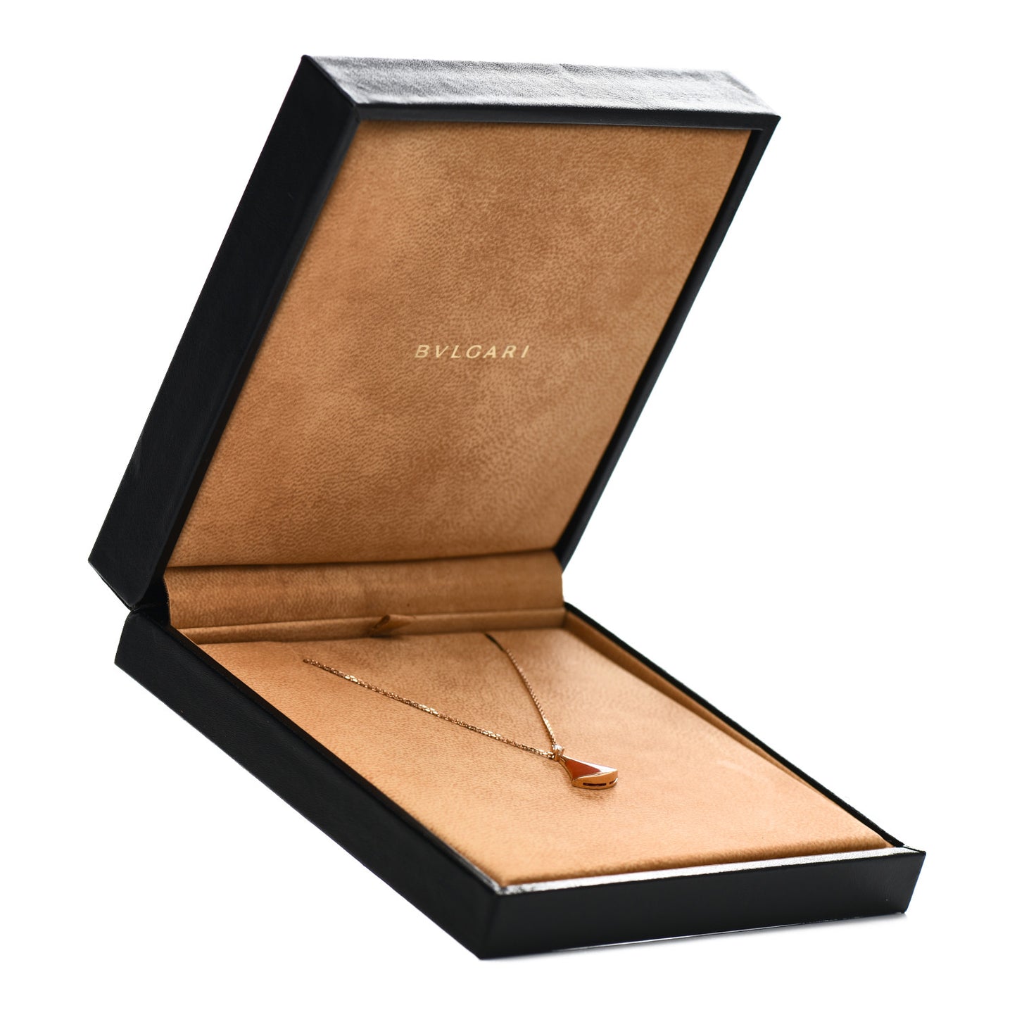 18K Rose Gold Diamond Coral Divas' Dream Pendant Necklace