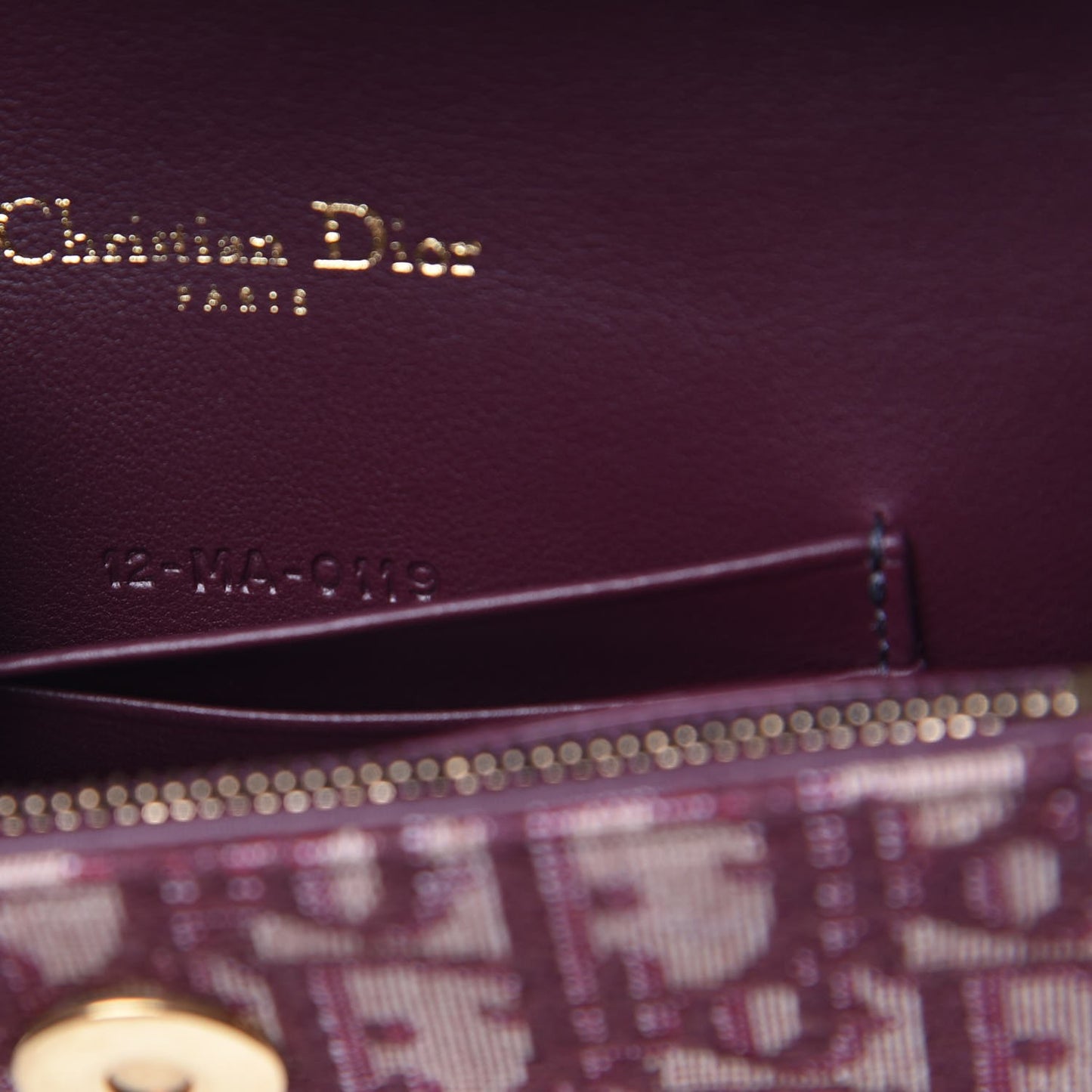 Oblique Saddle Belt Bag Bordeaux