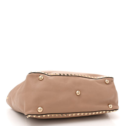 Valentino Garavani Vitello Medium Rockstud Tote Alpaca 4 of 13