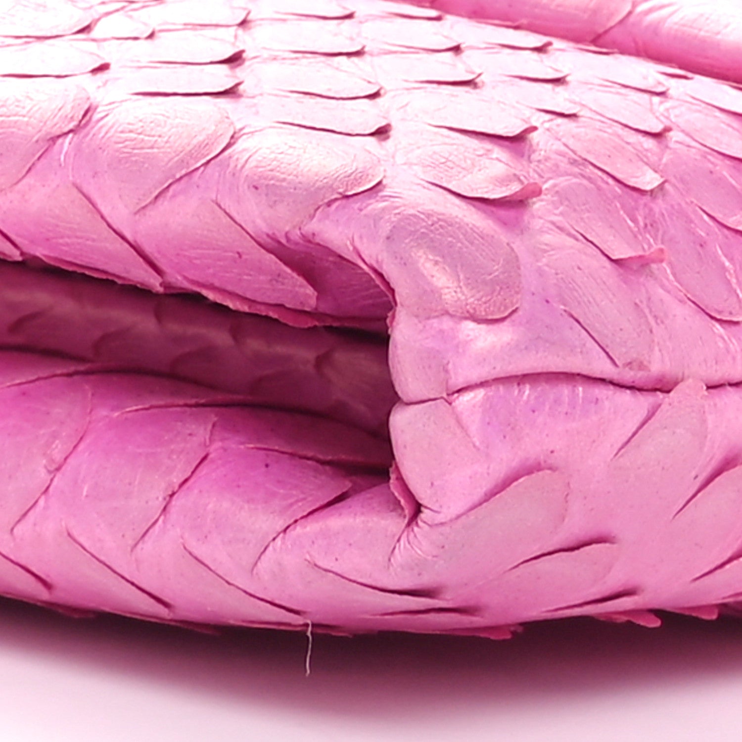 Chanel Iridescent Snakeskin Crystal CC Clutch Rose 10 of 11