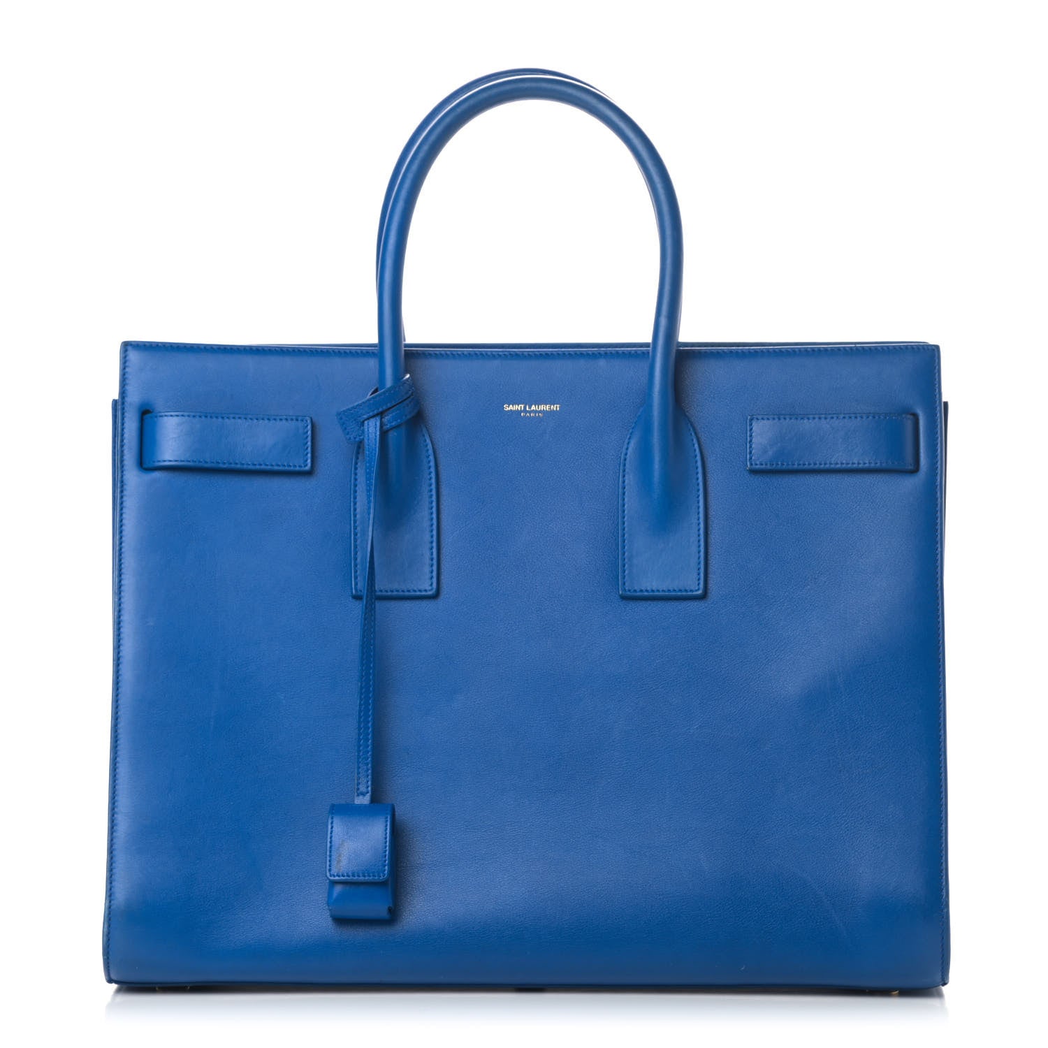 Saint Laurent Calfskin Large Sac De Jour Carryall Royal Blue 1 of 7