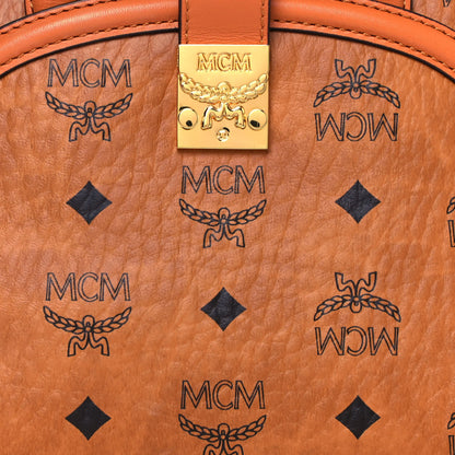 MCM Visetos Anna Tote Cognac 9 of 11