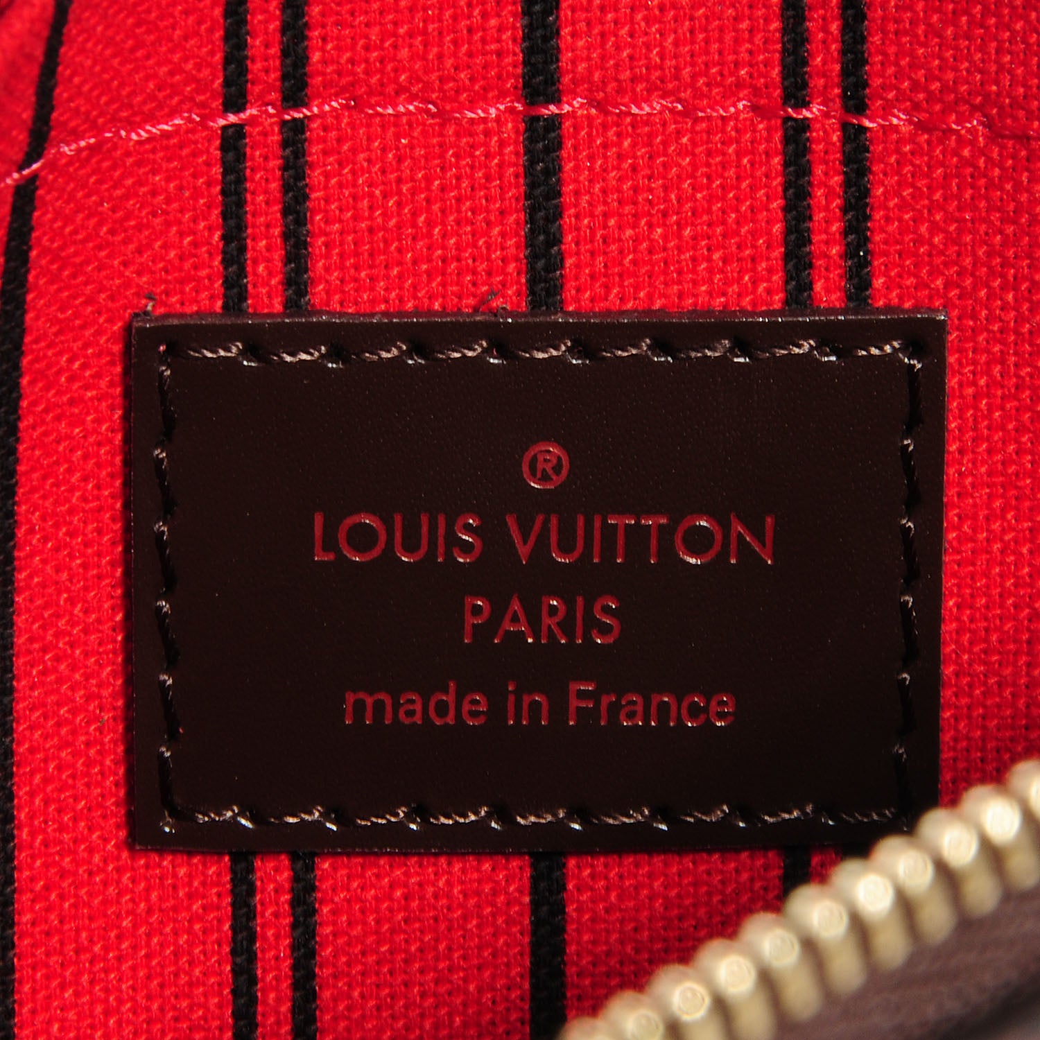 Louis Vuitton Damier Ebene Neverfull MM GM Pochette 6 of 7