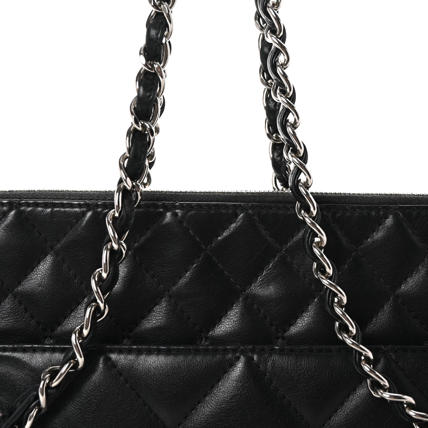 Calfskin Quilted In The Business Tote Black