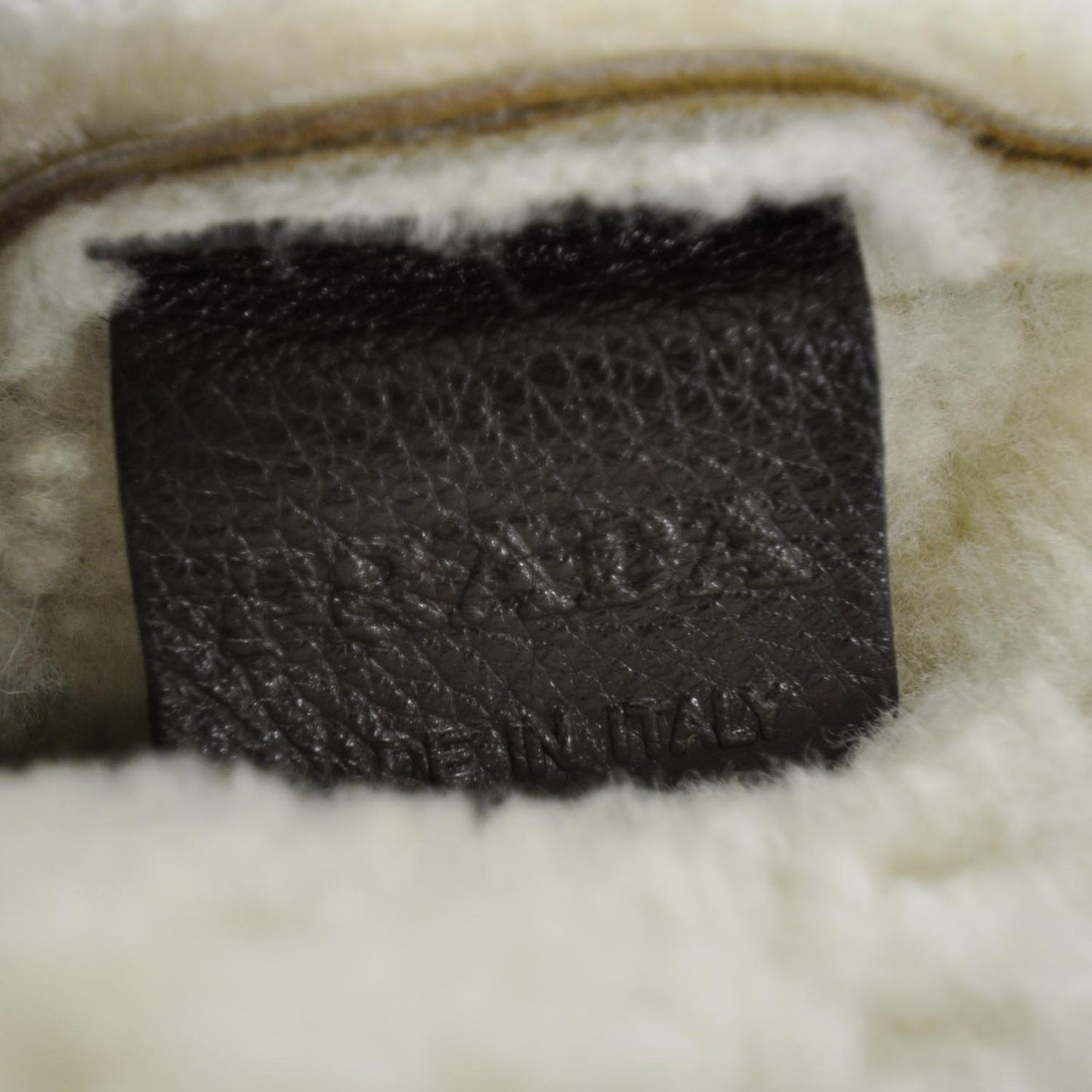 Shearling Fox Fur Trim Tote