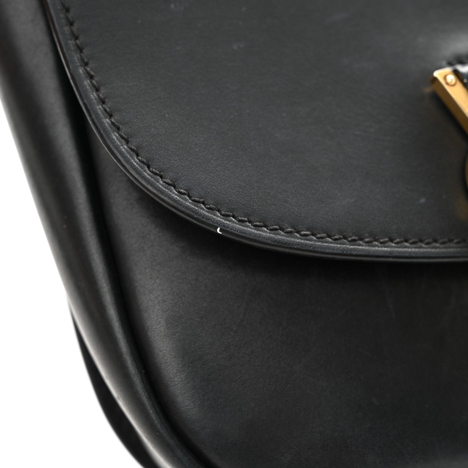 Saint Laurent Smooth Calfskin Classic Monogram Small Kaia Satchel Black 13 of 13