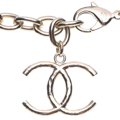 Chanel Hoop Cuba Logo Necklace Gold 6 of 7
