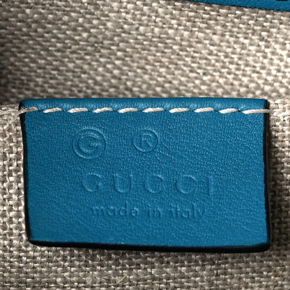 Gucci Soft Microguccissima Medium Emily Chain Shoulder Bag Deep Cobalt 7 of 14
