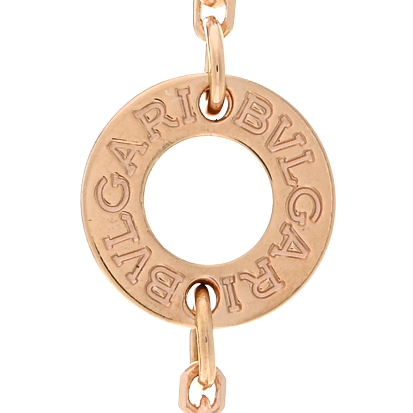 18K Rose Gold Diamond Mother of Pearl Small Divas' Dream Pendant Necklace