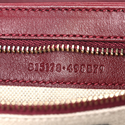 Gucci Arabella Calfskin Horsebit 1955 Shoulder Bag Rosso Ancora 7 of 10