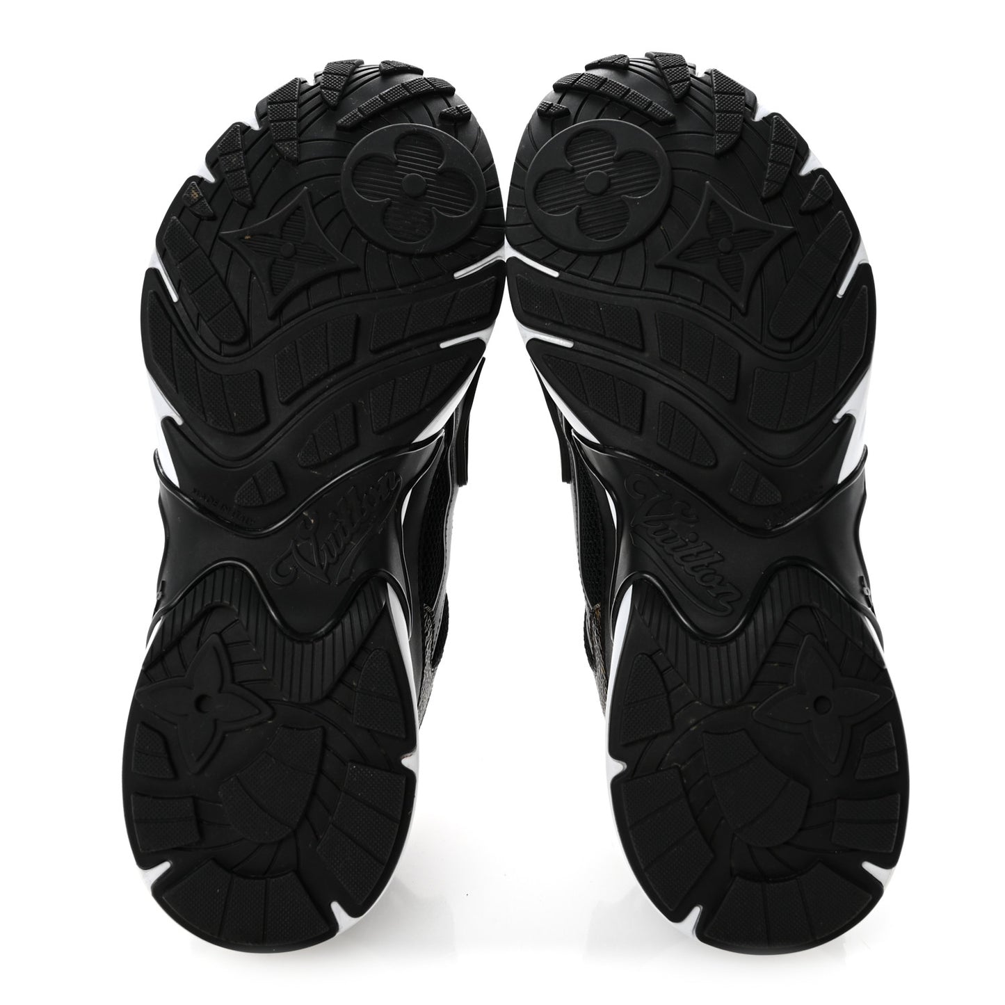 Mesh Monogram LV Olympia Sneakers 37 Black