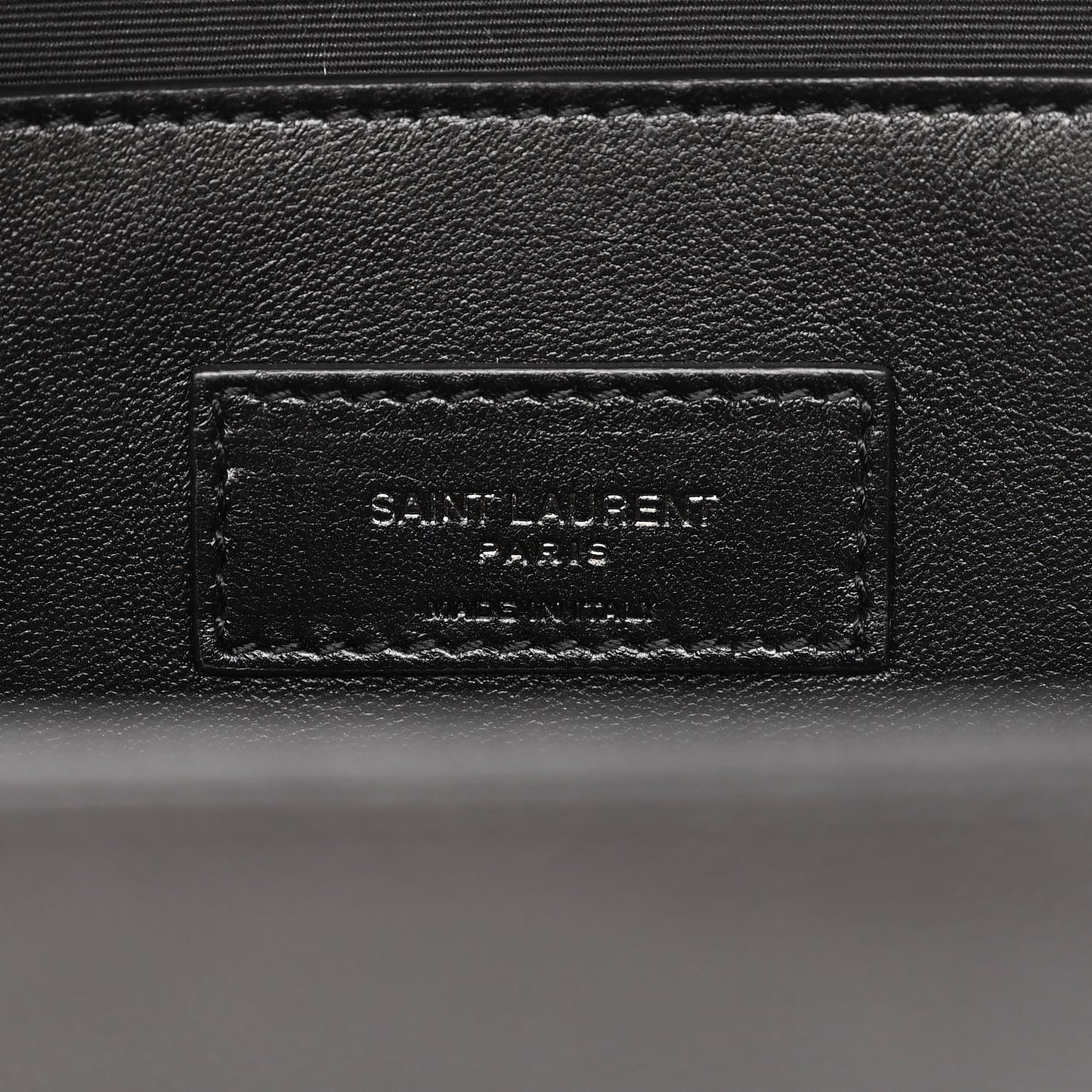 Grain De Poudre Medium West Hollywood Monogram Fold-Over Black