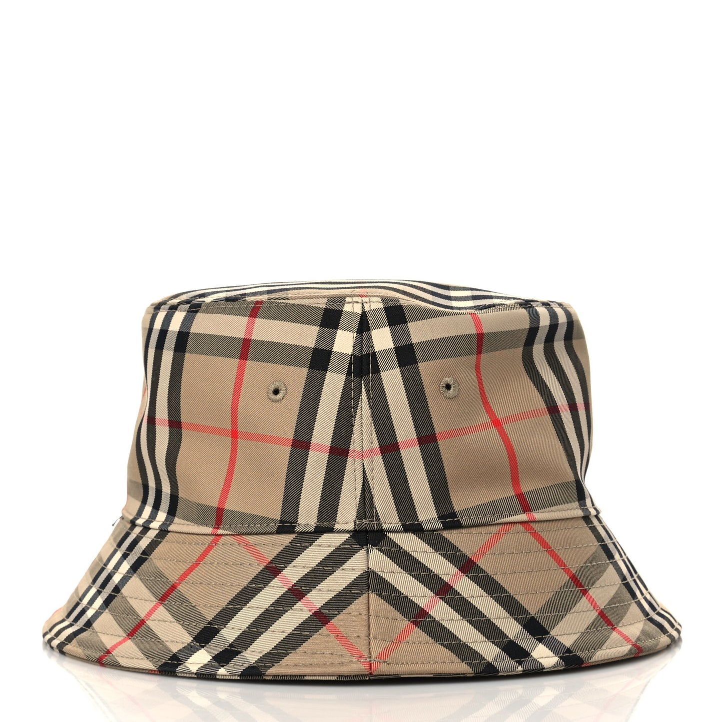 Technical Cotton Vintage Check Bucket Hat M Archive Beige