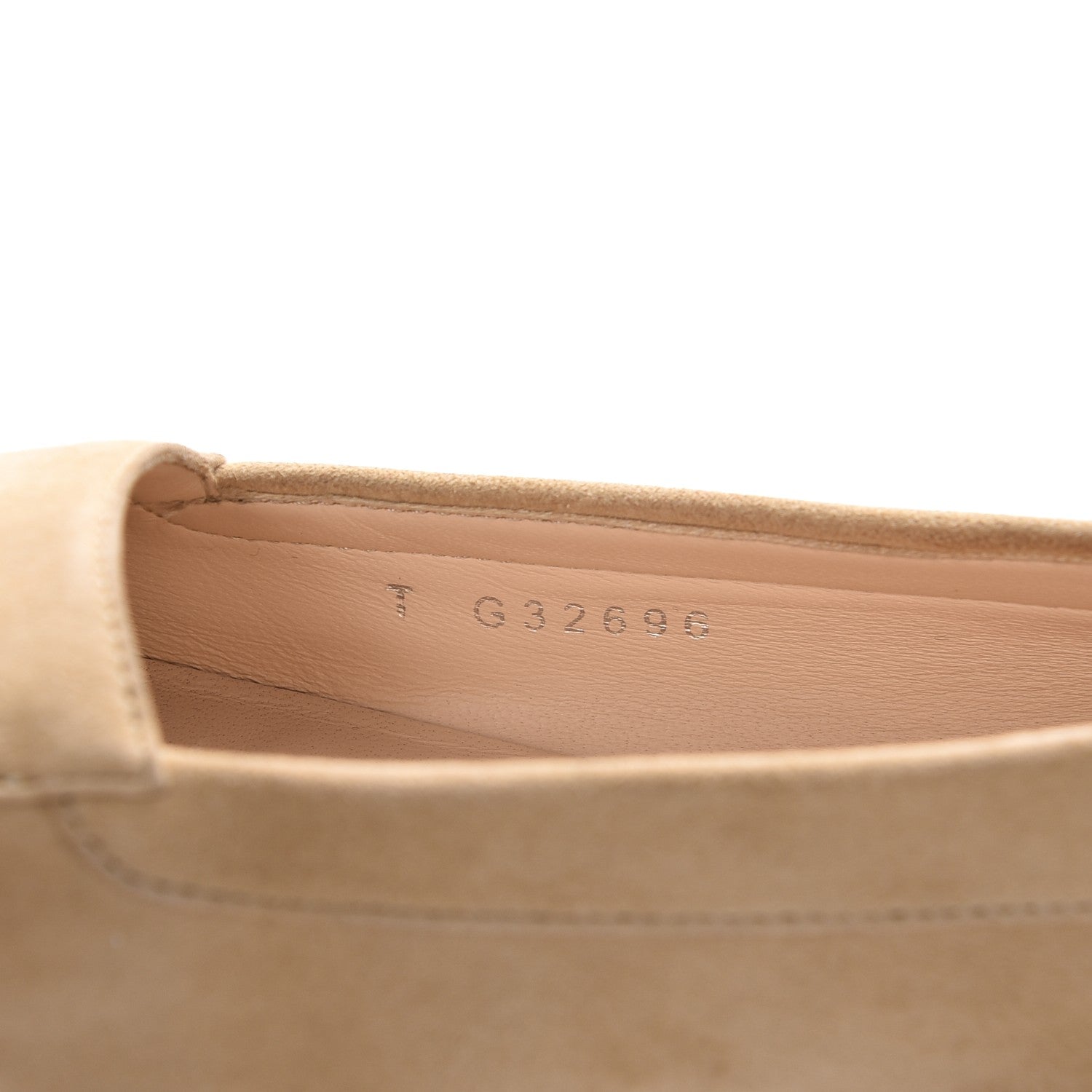 Chanel Kid Suede CC Flats 36.5 Beige 9 of 11