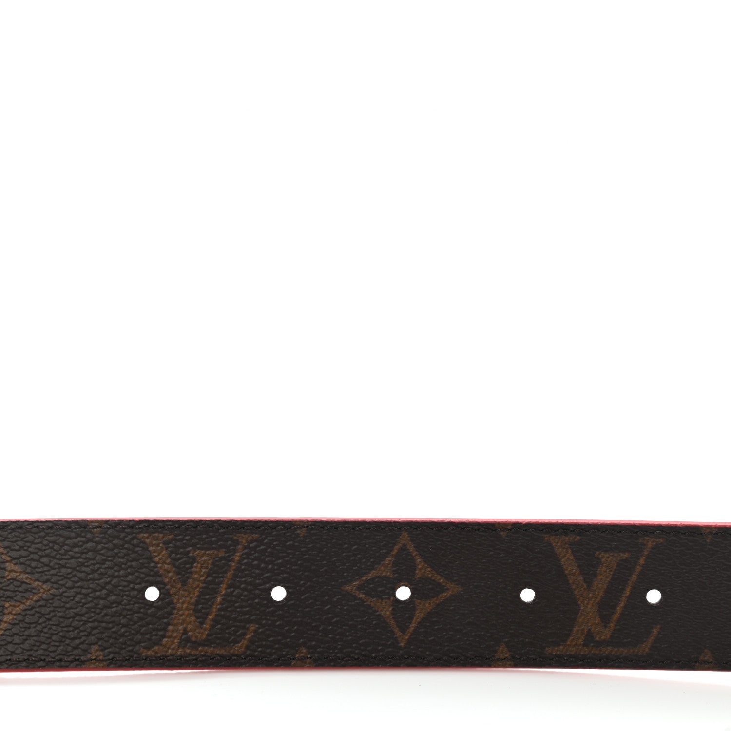 Louis Vuitton Monogram 30mm LV Initiales Reversible Belt 85 34 Coquelicot 4 of 7