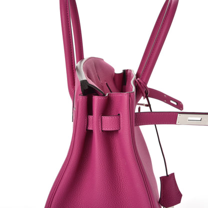 Hermes Togo Birkin 30 Rose Pourpre 13 of 38