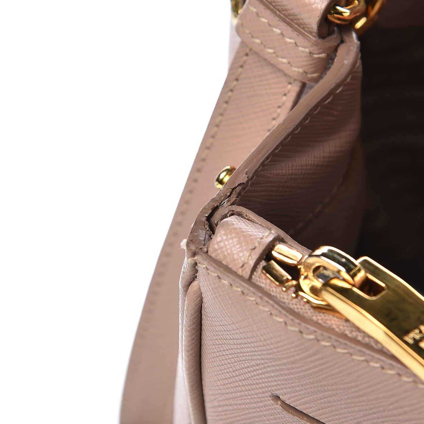 Saffiano Medium Galleria Double Zip Tote Cammeo