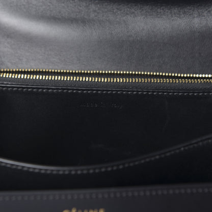 Celine Box Calfskin Medium Classic Box Flap Bag Black 6 of 9