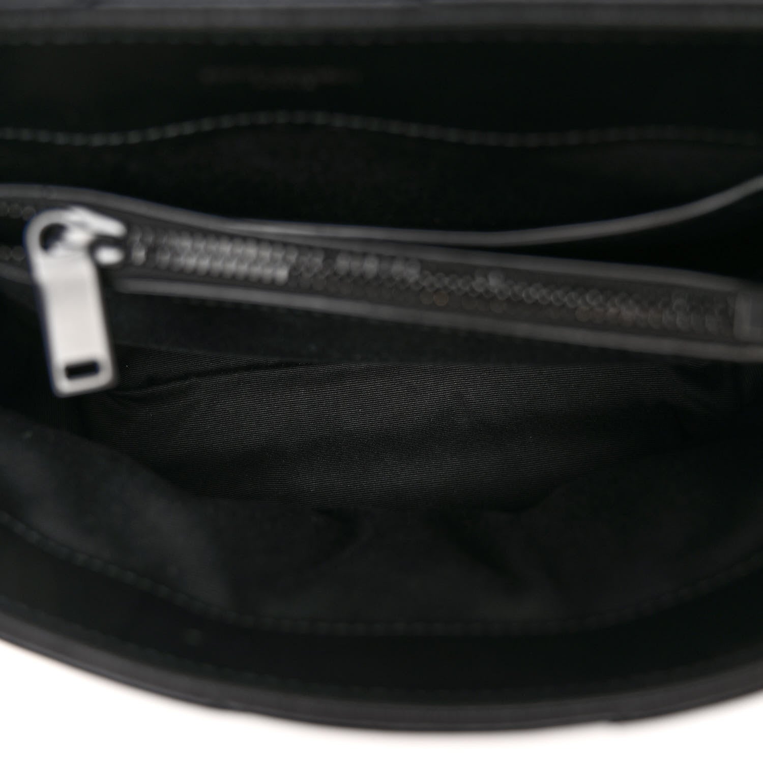 Saint Laurent Calfskin Y Quilted Monogram Monochrome Small Loulou Chain Satchel Black 5 of 9