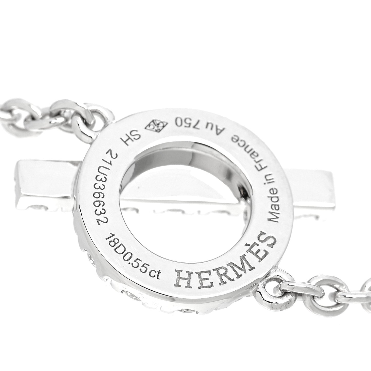 18K White Gold Diamond Finesse Bracelet SH