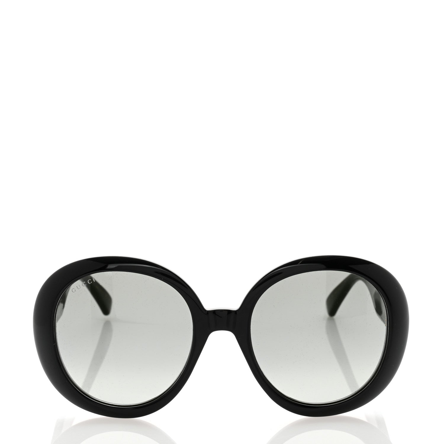 Gucci Round Eye GG Web Sunglasses GG0712S Black 2 of 8