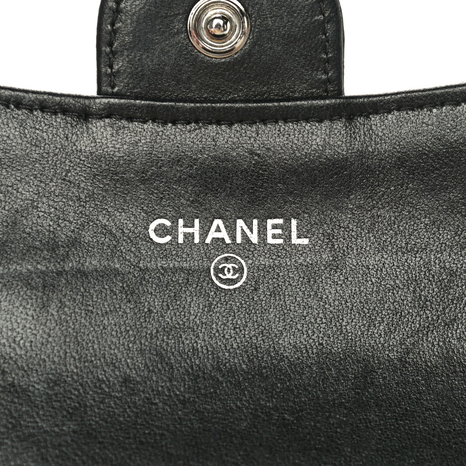 Chanel Lambskin Quilted Flap Card Holder Black 6 of 20
