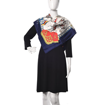 Hermes Silk Real Escuela Andaluza Del Arte Ecuestre Scarf 90 2 of 7