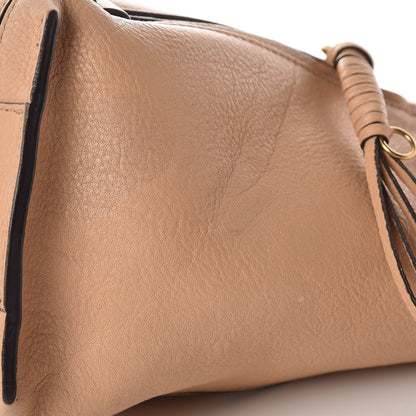 Chloe Smooth Calfskin Small Milo Shopping Tote Beige 12 of 13