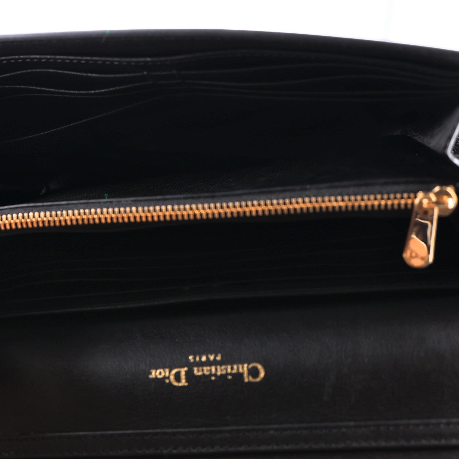 Christian Dior Patent 30 Montaigne Pouch Black 5 of 10