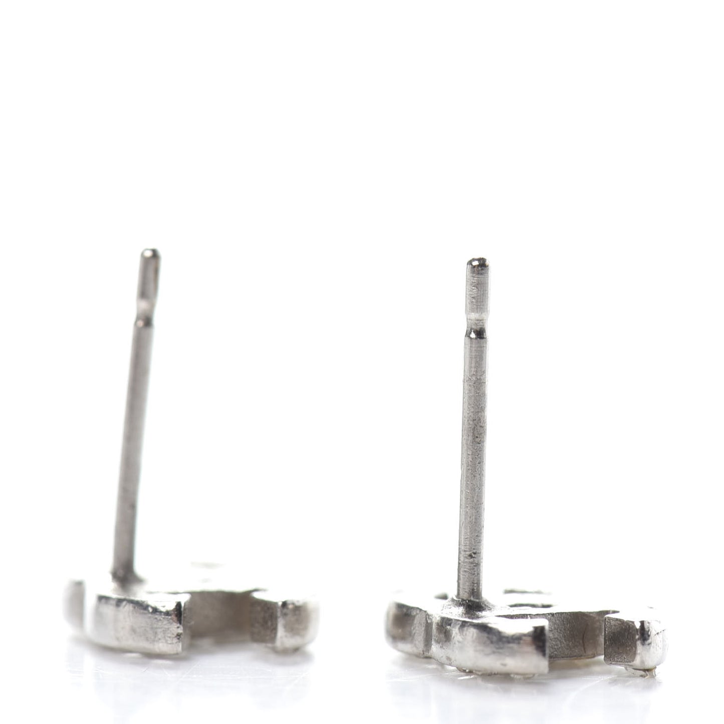 Crystal Timeless CC Earrings Silver