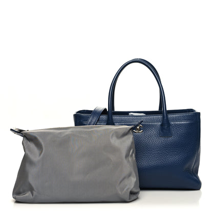Chanel Calfskin Cerf Executive Shopper Tote Blue 1 of 14