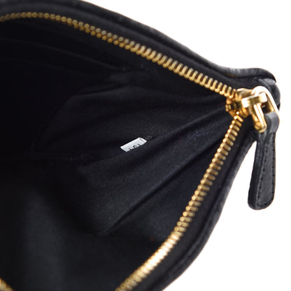 Miu Miu Nappa Matelasse Lux Pouch Black 9 of 11