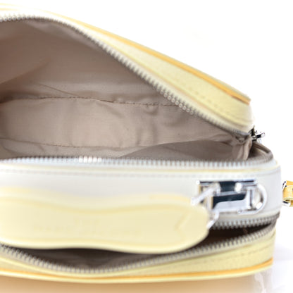 Marc Jacobs Calfskin Mini The Textured Box Bag Yellow White 6 of 17