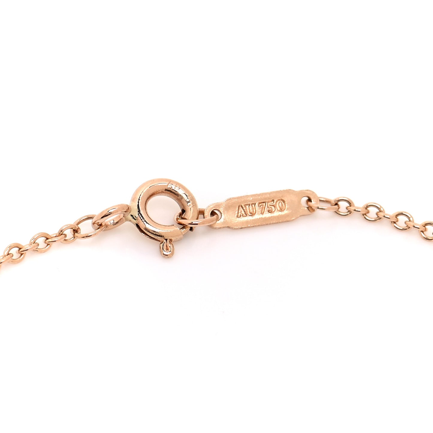 18K Rose Gold Diamond Atlas Pierced Bracelet