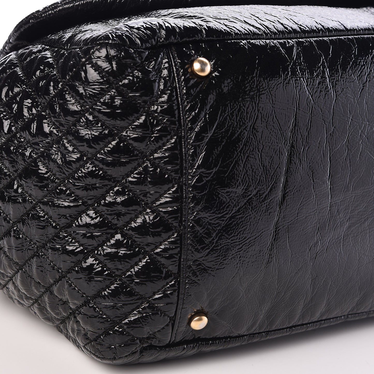 Vinyl XL Rock and Chain Flap Black