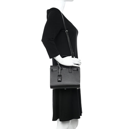 Saint Laurent Grain De Poudre Nano Sac De Jour Black 2 of 14