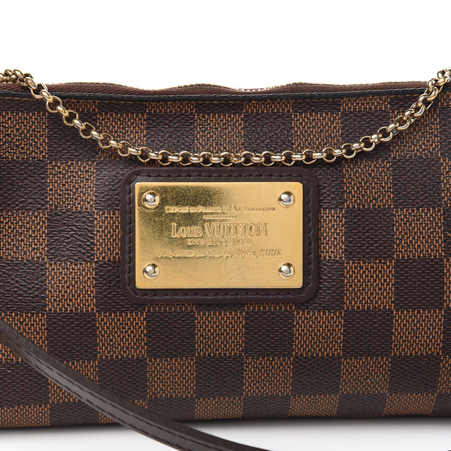 Damier Ebene Eva Clutch