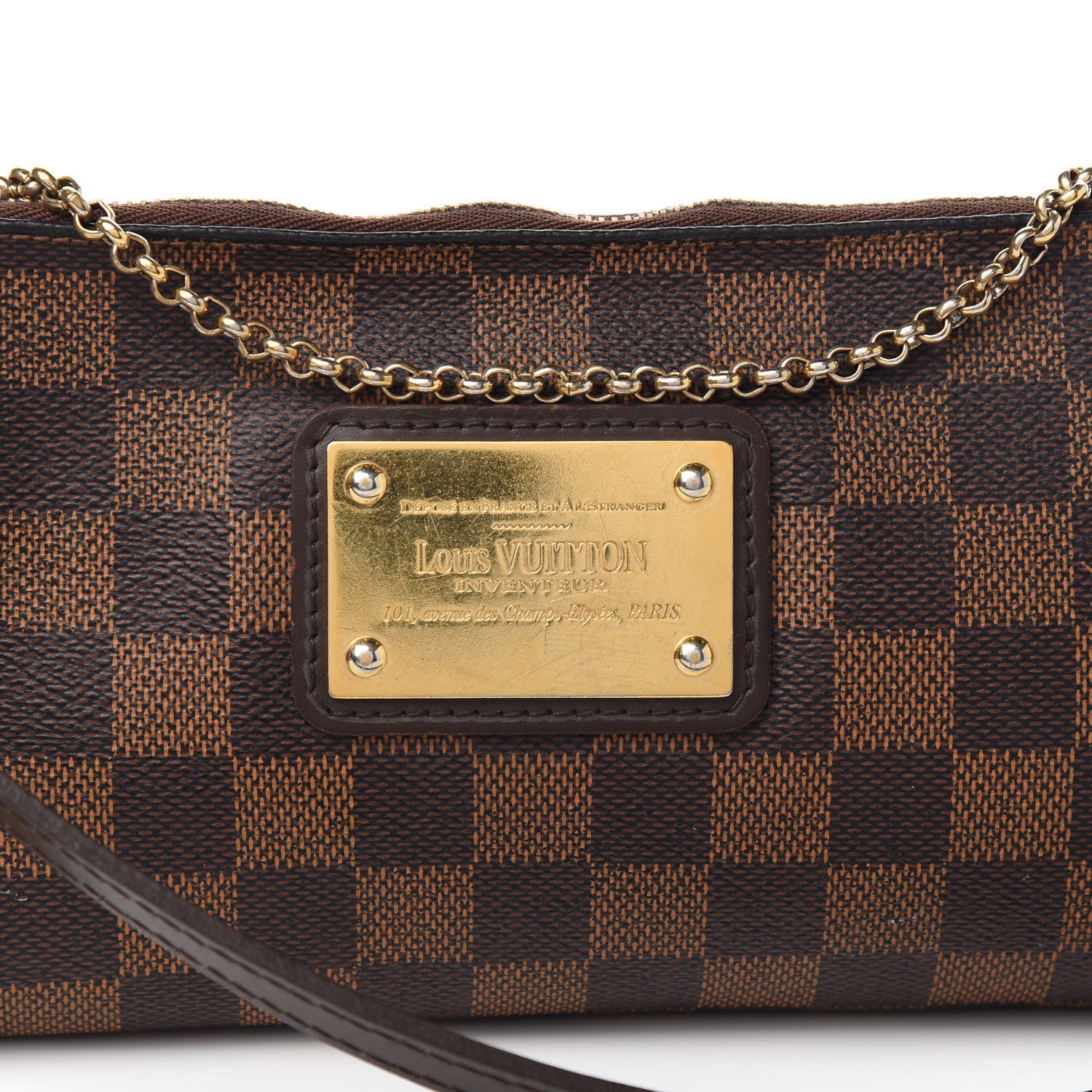 Louis Vuitton Damier Ebene Eva Clutch 13 of 13