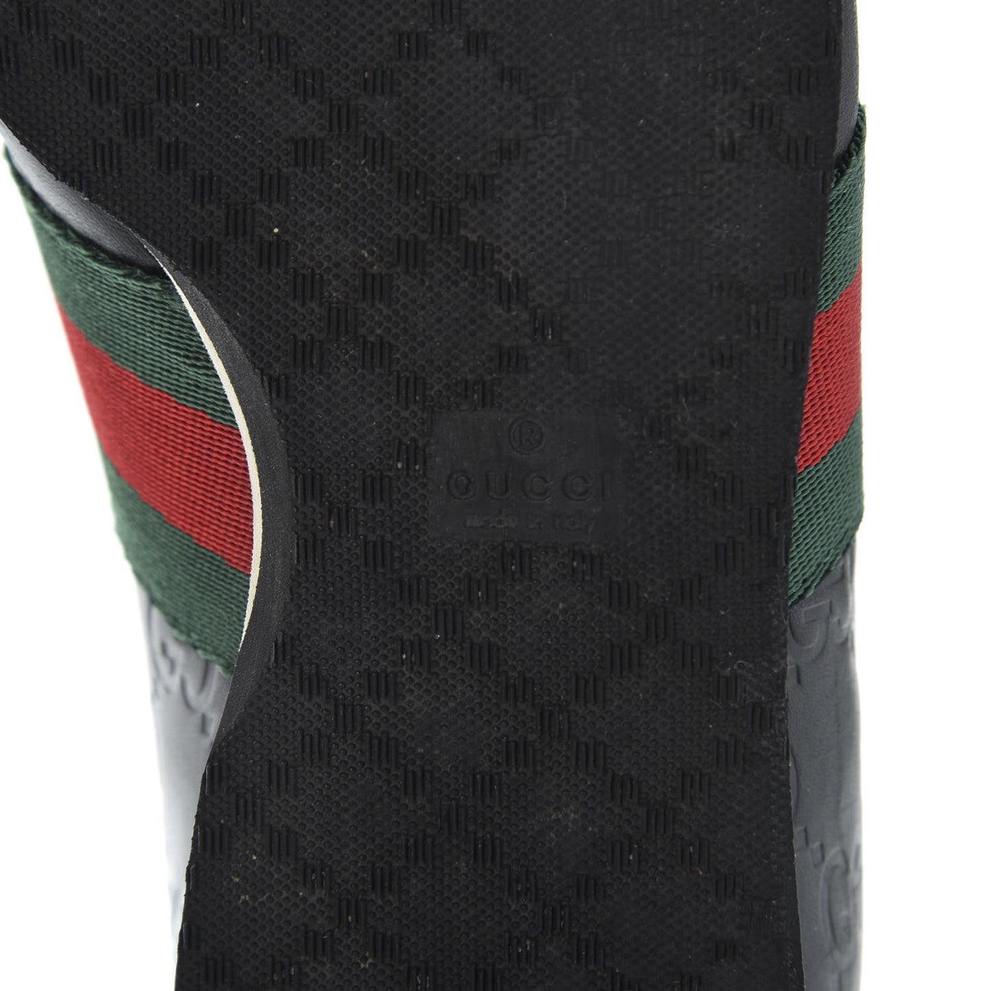 Guccissima Web Sneakers 6.5 Black