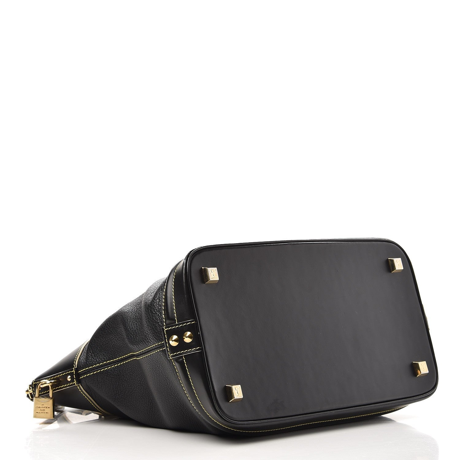 Louis Vuitton Suhali Lockit MM Black 4 of 12