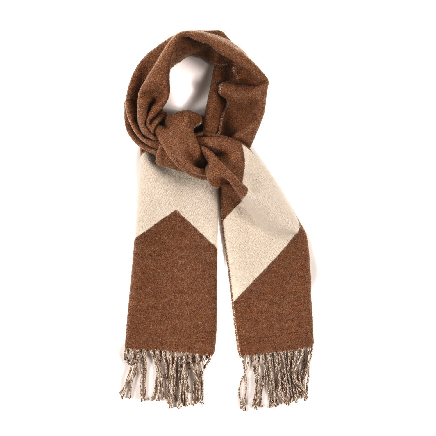 Hermes Cashmere Casaque Chevron Muffler 1 of 3