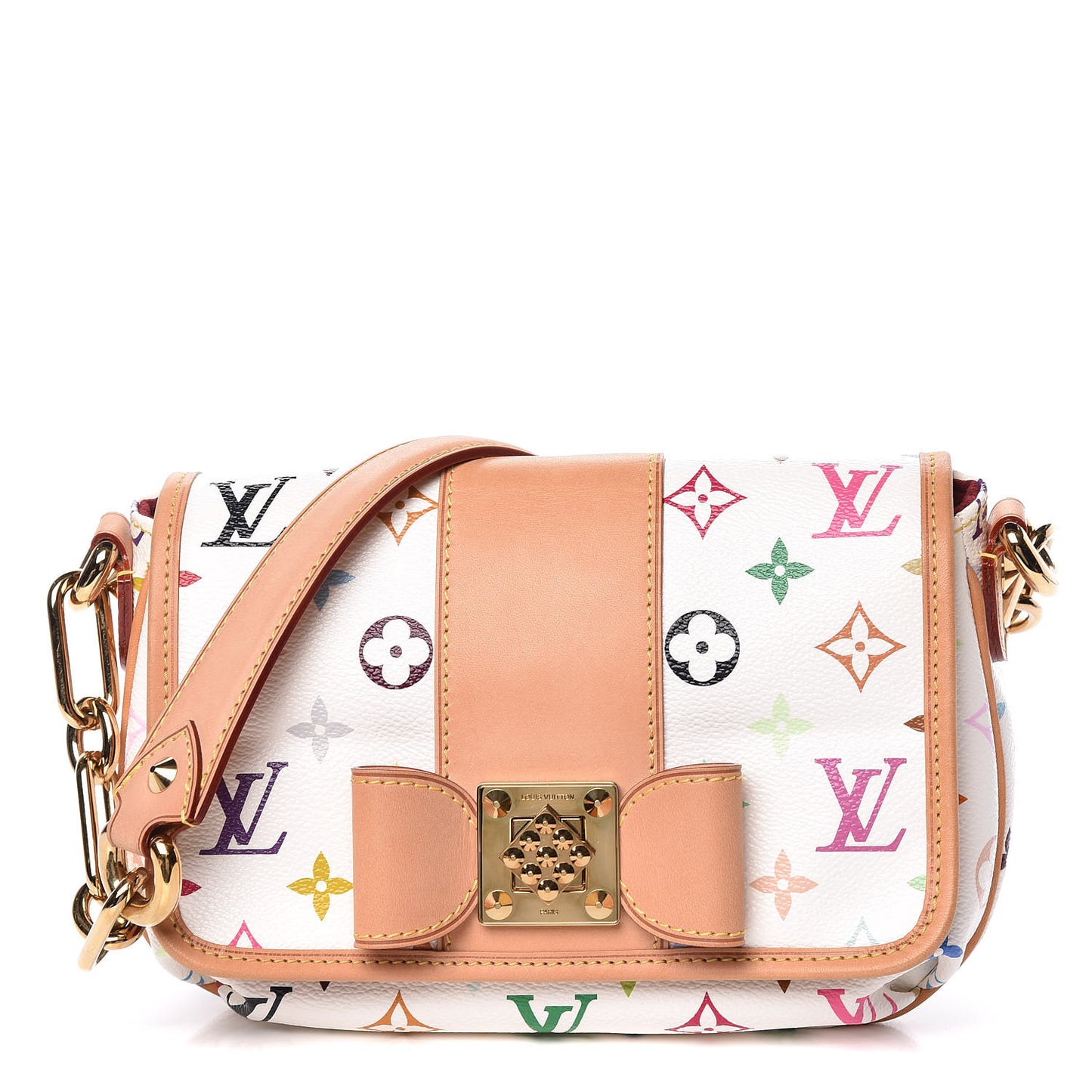 Monogram Multicolor Patti White